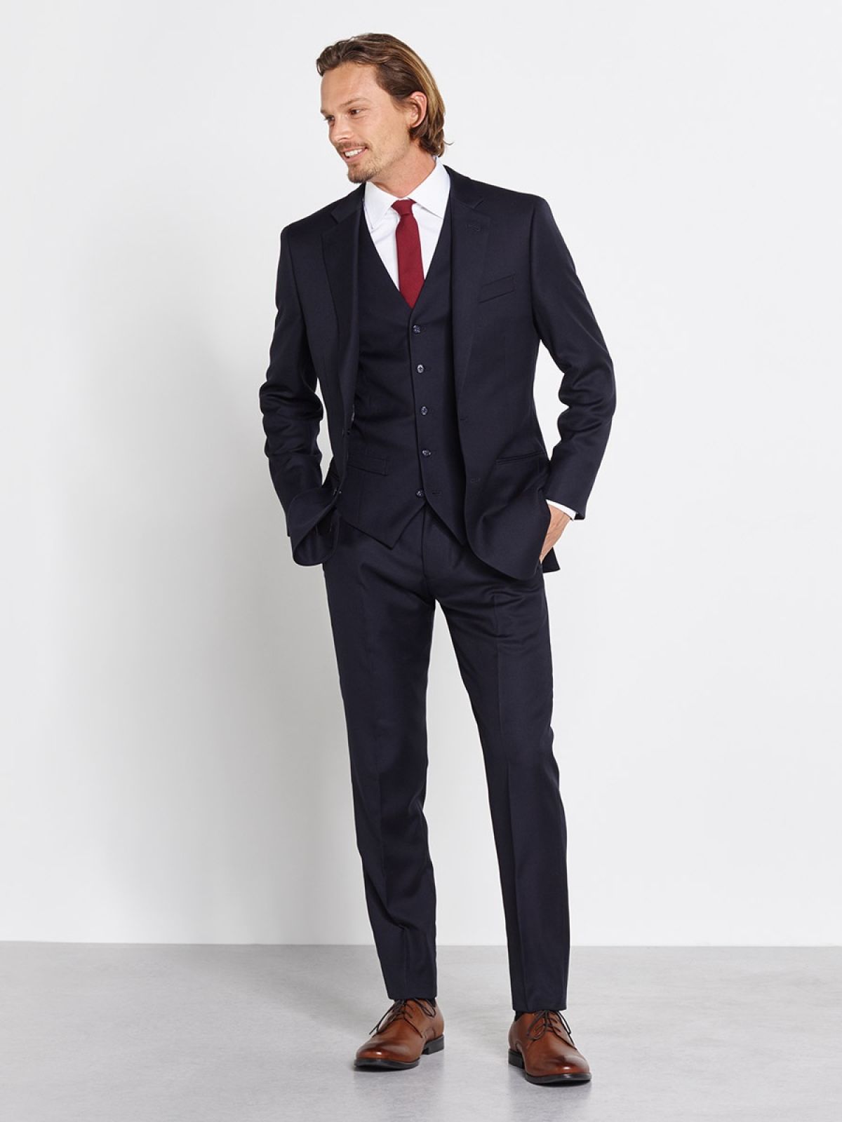 Classic 3 Pieces Black Suit